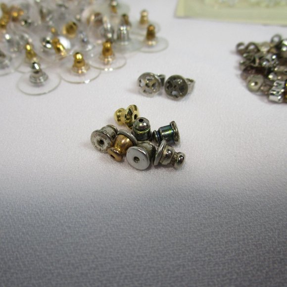 Earring Crafter Bundle - 7 Packages of Earring Backs and Hooks. - Picture 3 of 12